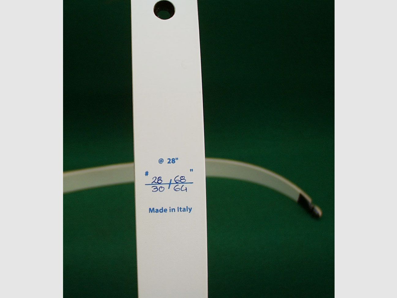 Big Archery Wurfarme weiss 28"