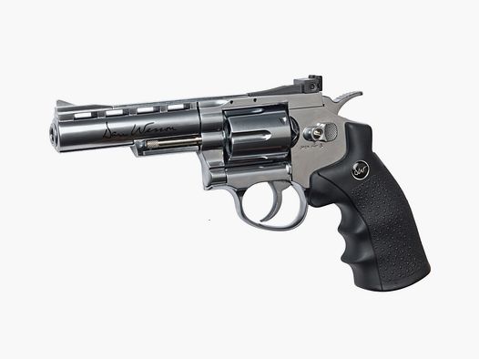 Revolver Dan Wesson 4" Silber Duotone – 6 mm Co2
