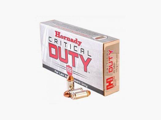 HORNADY 40 S&W 175 GRS FLEXLOCK DUTY 50 STK