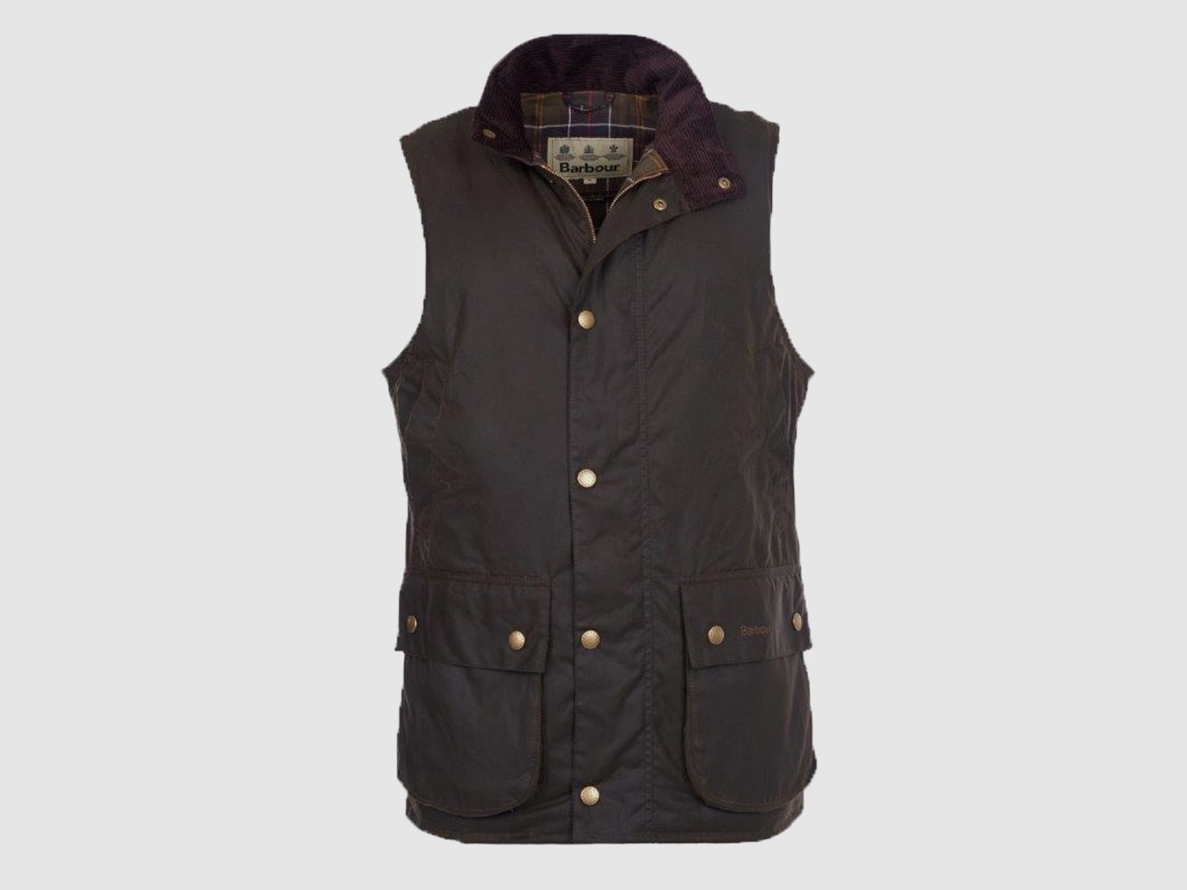Barbour Westmorland Jagdweste Herren Olivgrün - S