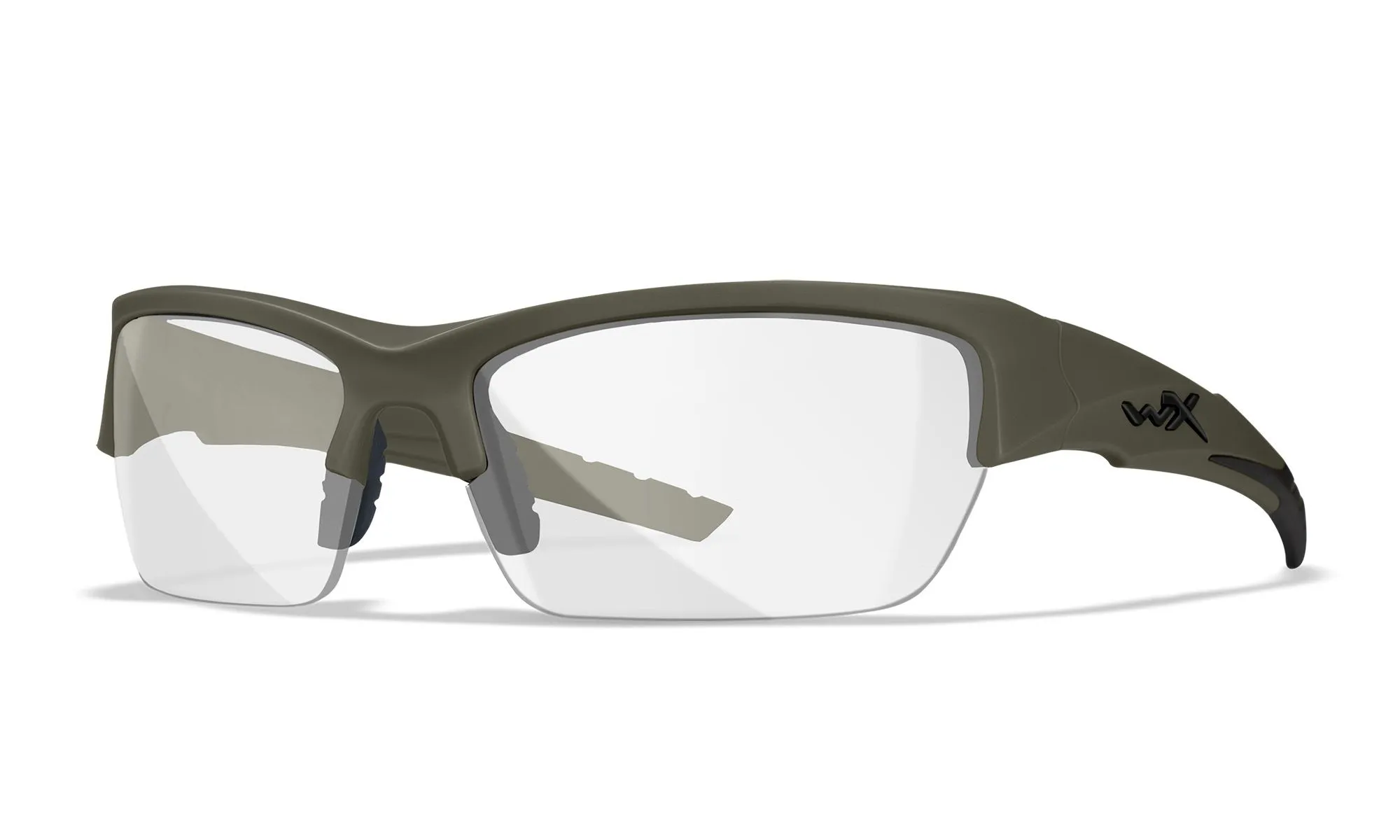 WX VALOR Brille mit 3 Wechselgläsern, Gestellfarbe Matt Armee Grün, Bild 5 von 6