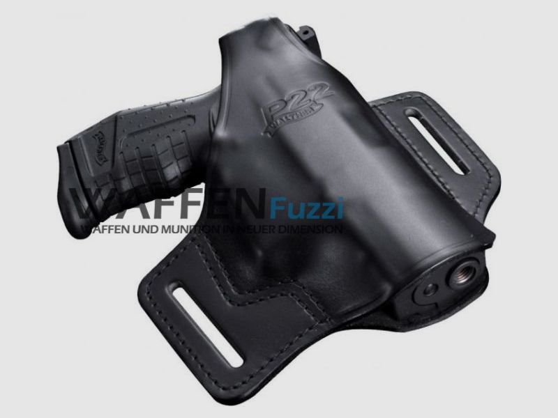 Gürtelholster Quick Defense aus Leder für Walther P22 P22Q