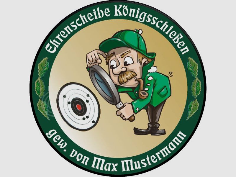 Schützenscheibe ECO-LINE Motiv 254