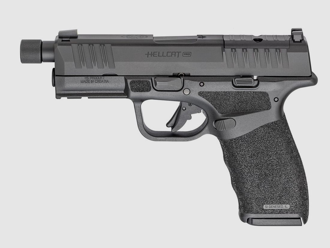 HS Hellcat Pro OSP 4,4" Nero Canne Filettate
