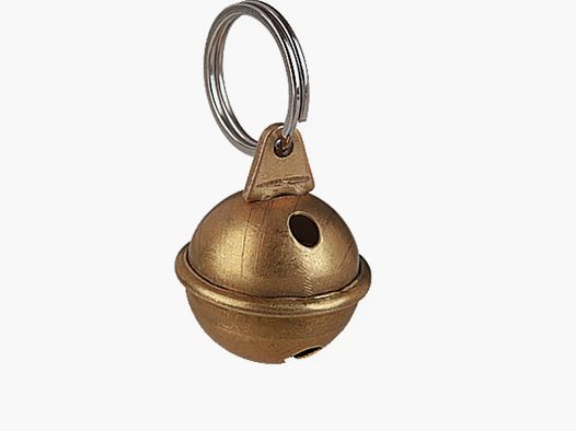 Messingglocke 32 mm mit gebrochenem Ring