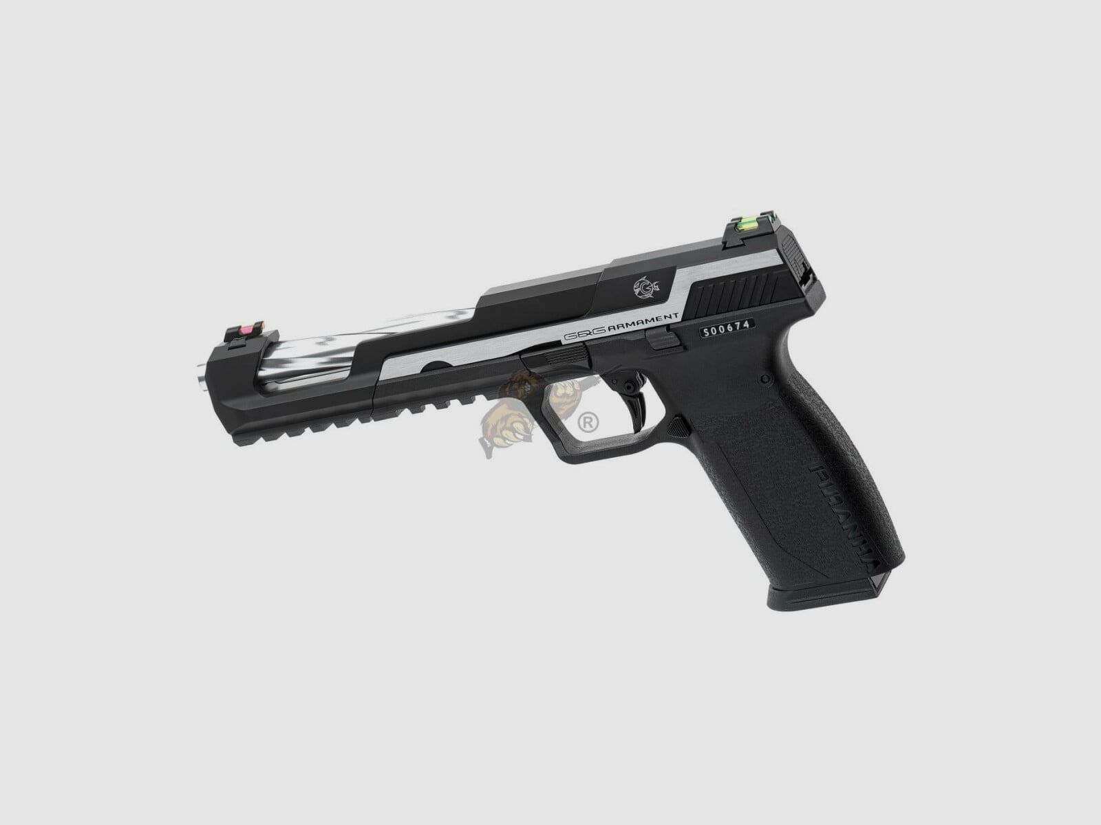 G&G Piranha SL GBB Airsoft Pistool in Dual Tone -F-