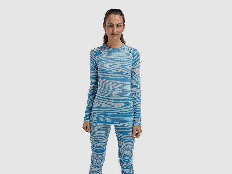 Aclima WarmWool Motion Crewneck W Niagara Motion, billede 3 af 7
