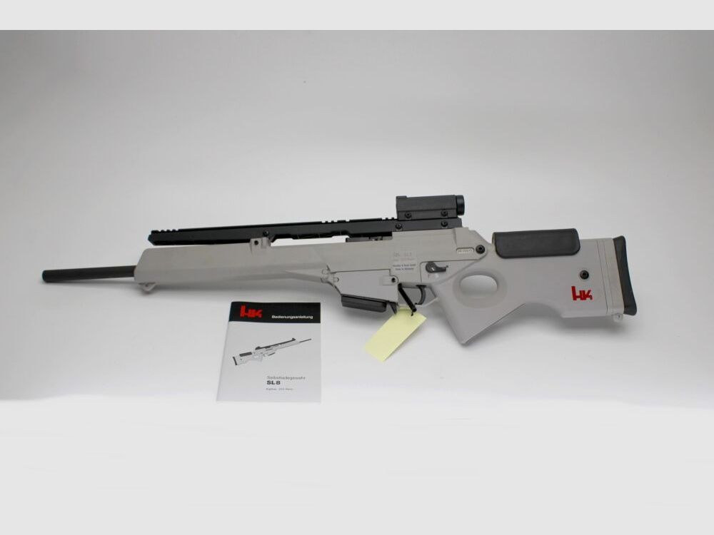 SL Büchse H&K Heckler & Koch SL8 Kal. .223 Rem mit 10 Schuß Mag Visierung .223Rem