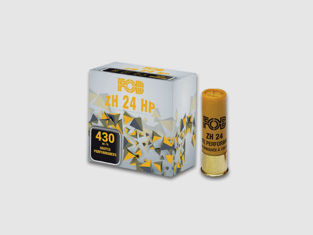 BOITE DE 25 CARTOUCHES FOB ZH 24 HP C20/70 JUPE ACIER