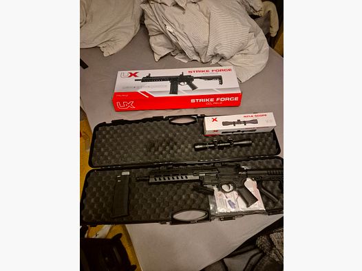 Umarex Strike force mit Koffer und visier zu verkaufen 