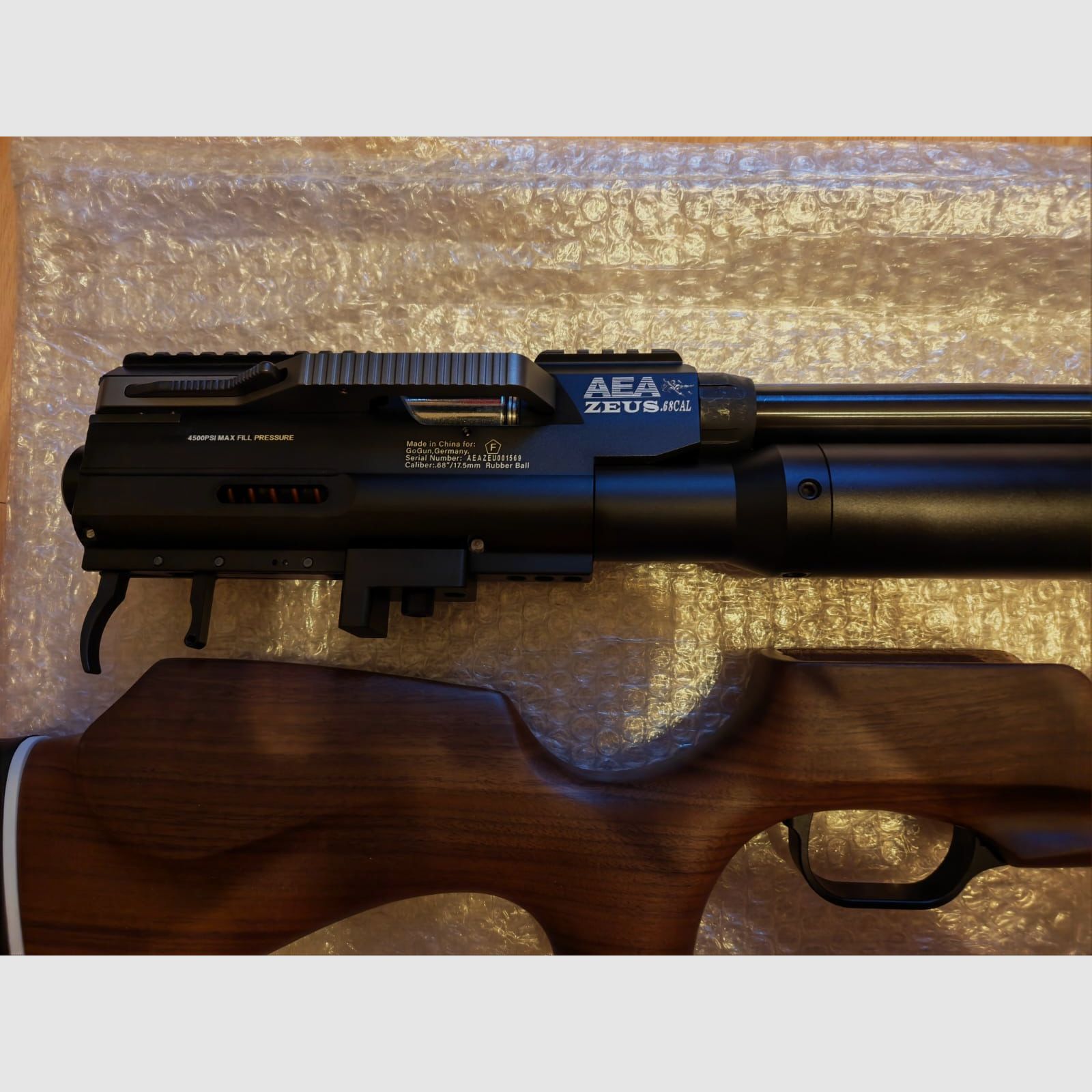 GoGun AEA Zeus F-Serie Luftgewehr / PCP Gewehr  | Kaliber .68 | Wie neu & nie benutzt!