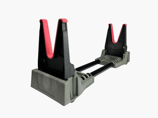 Rifle cleaning stand collapsible
