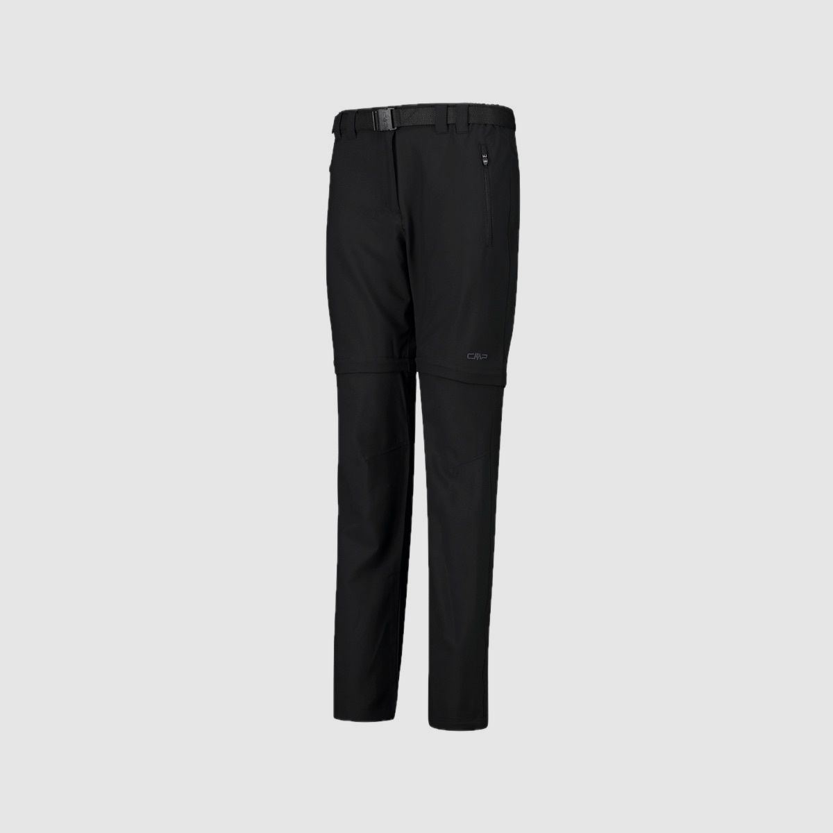 CMP Damen-Zip-Off-Trekkinghose Schwarz