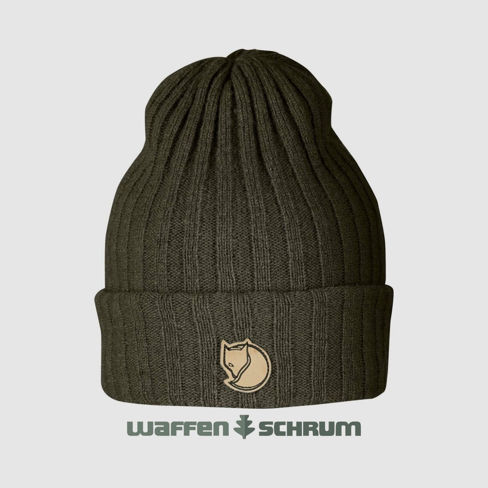 Fjällräven Berretto in Maglia Byron Hat Verde Oliva Scuro - Taupe