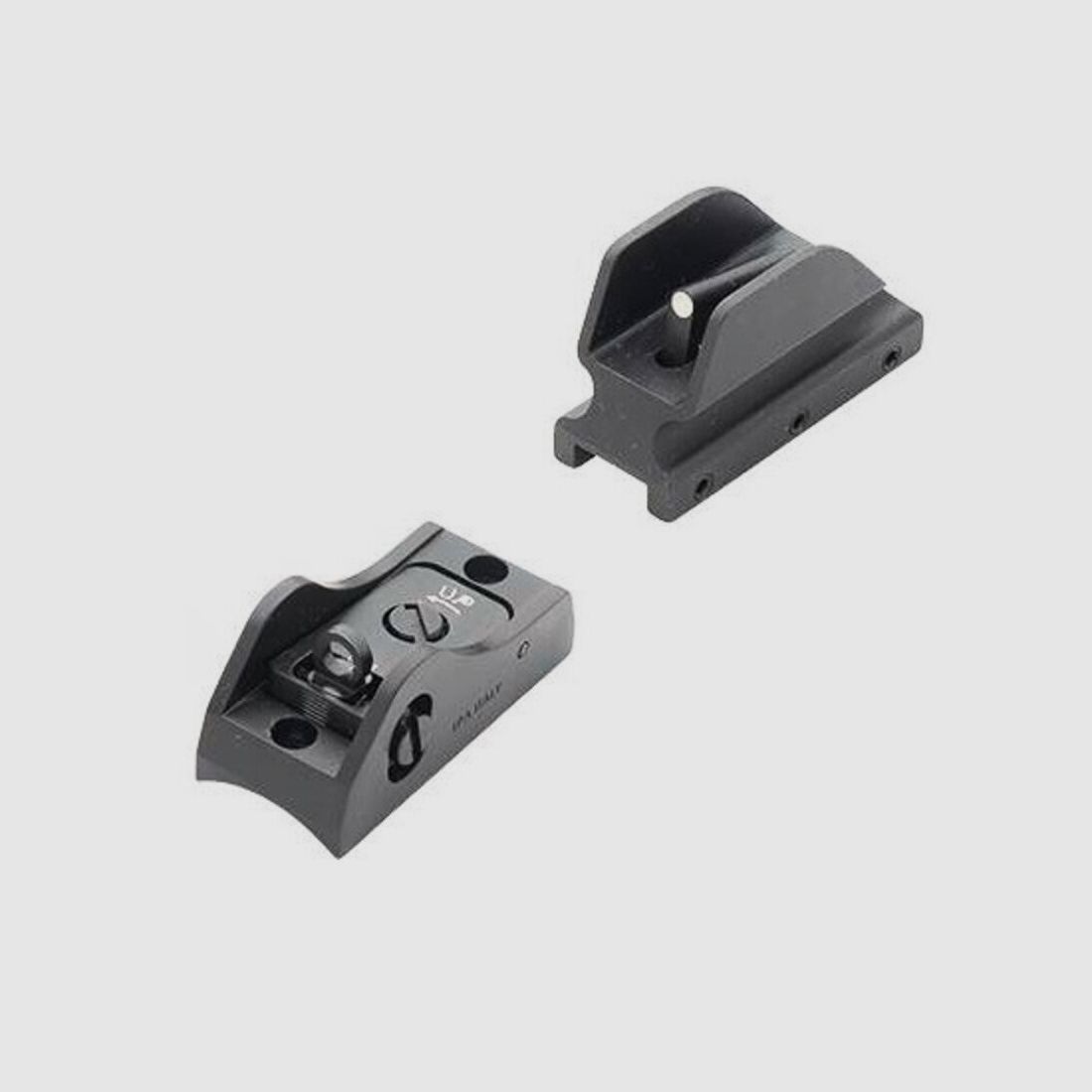 LPA T-Visierset Rib Ghostring m/Dot weiß