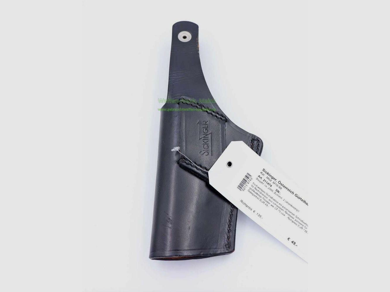 Sickinger, Austria Belt Holster for CZ 75 Mod. M16/88