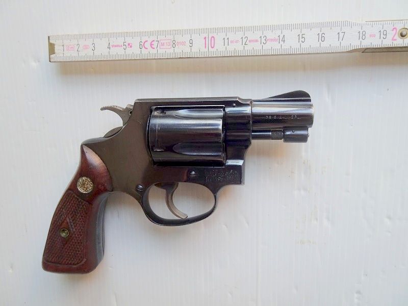 Schöner Revolver Smith & Wesson, Mod. 36, im Kal. .38spezial