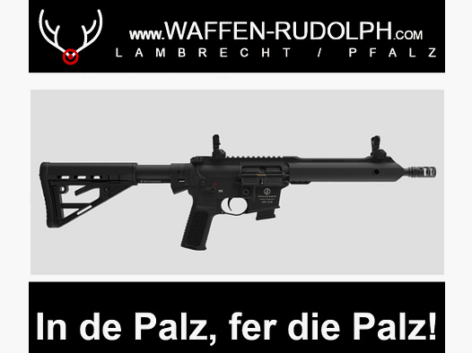 SCHMEISSER AR15-9 SPORT S | LL 10,5" | Calibre 9mm | Rifle semiautomática obligatoria de licencia 9mm Luger * Obligatoria de licencia