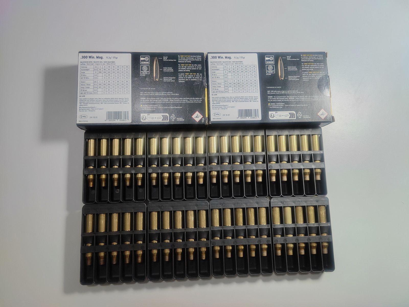 .300 Win. Mag. 300 Win Mag Winchester Magnum Hülsen von RWS