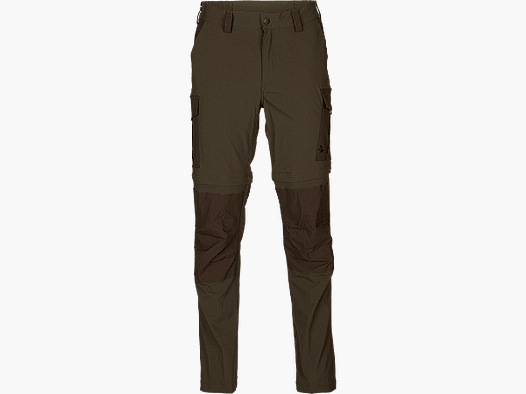 Seeland Birch Pantalones Zip-Off Hombre Verde Pino/Marrón Demitasse 50/33"