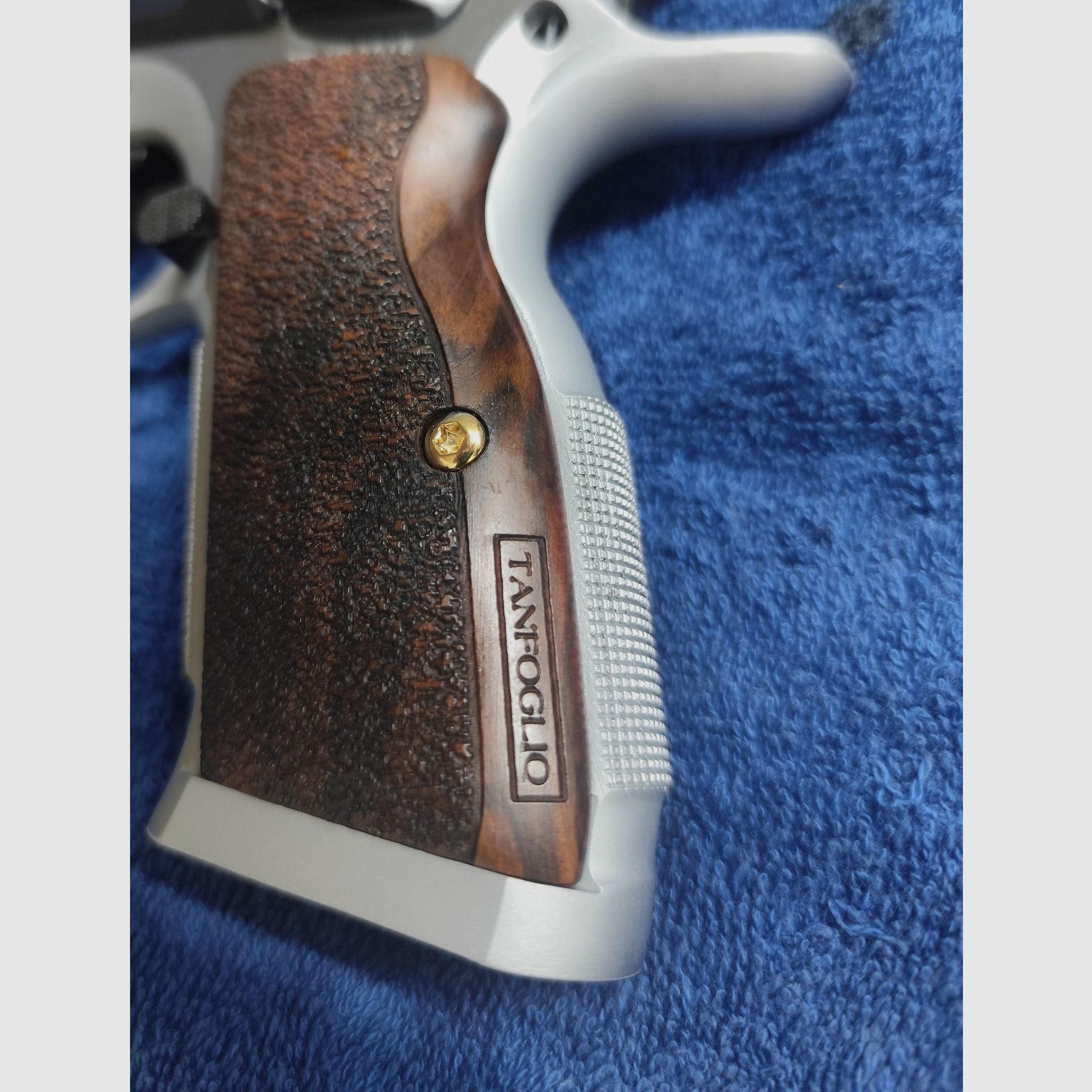 ❗Tanfoglio Stock I II III CZ CZ 75, Shadow Griffschalen Schrauben 24K Karat echt vergoldet