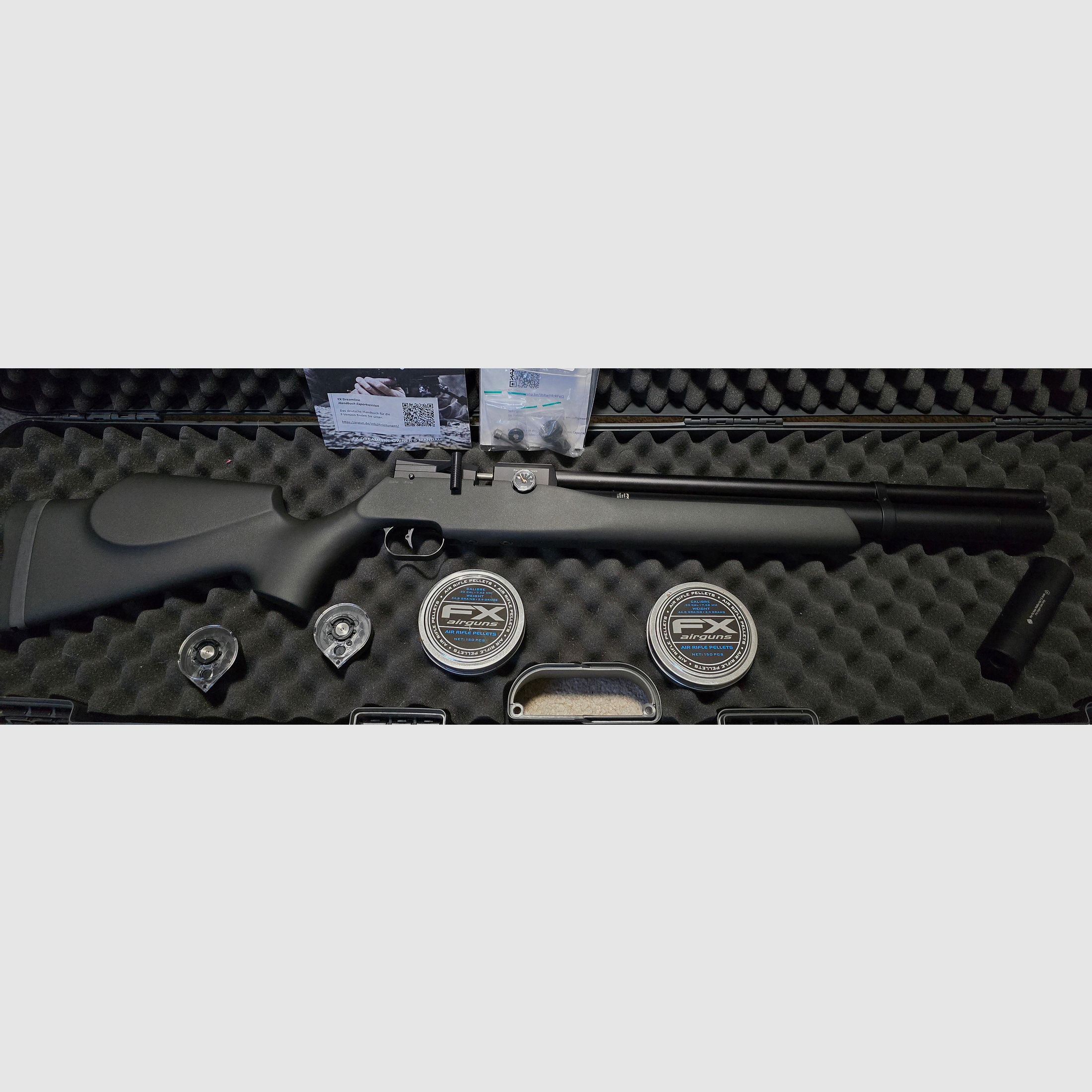 FX Dreamline Kal. .30 / 7,62mm – 7,5 Joule – Topstaat + Accessoires