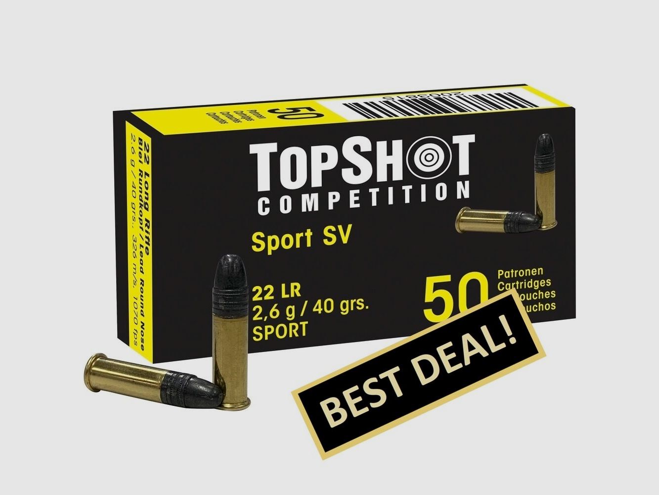 TOPSHOT Competition Black Edition SV 2,6g/40grs. .22 lfB.