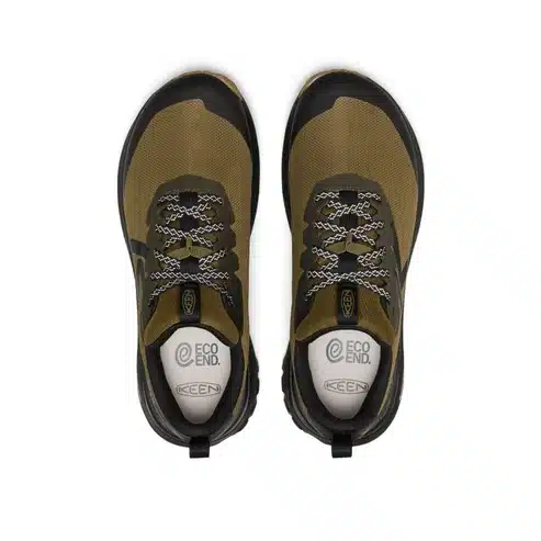 Keen Men’s Roam Waterproof Trail Running Shoe – Dark Olive/Burnt Brick, image 2 of 5