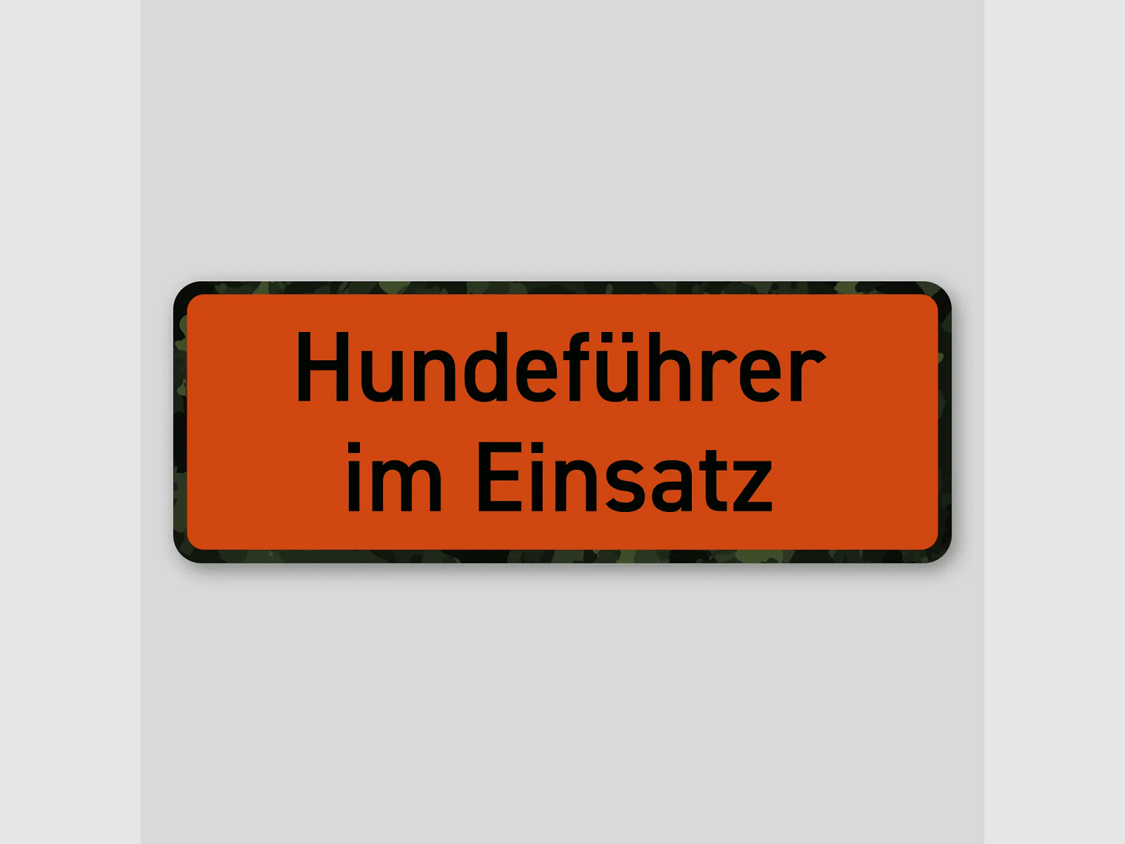 Wilde Hilde Magnetschild Hundeführer