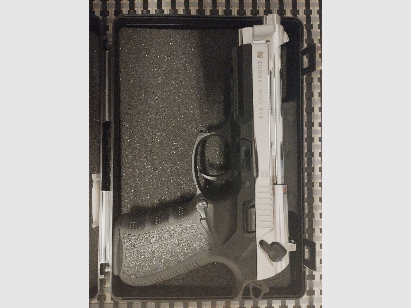 Zoraki 918 Chrome -9 mm P.A.K.- Full Set