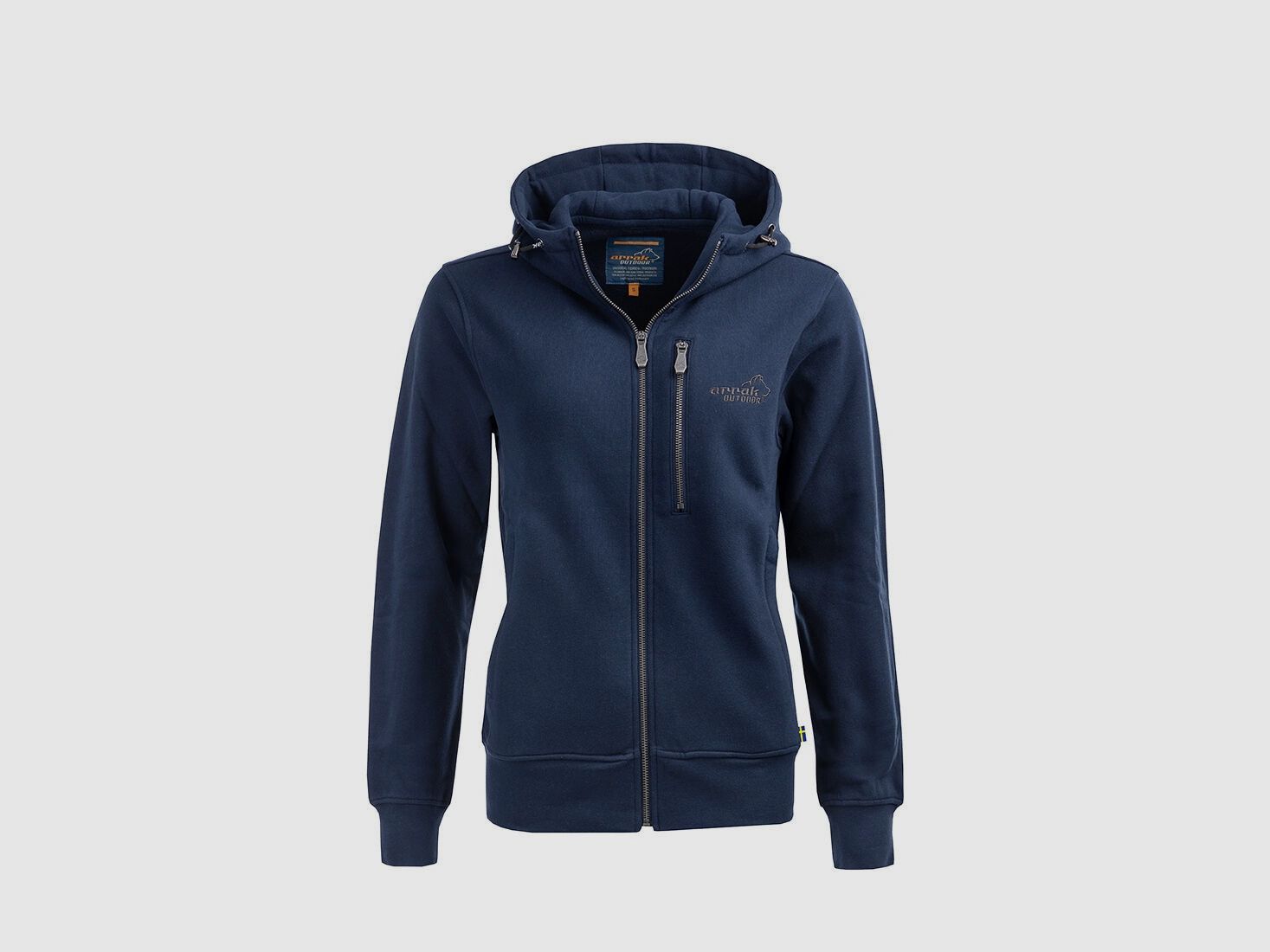 Arrak Outdoor Sporty Hoodie, Mujeres, Navy, L