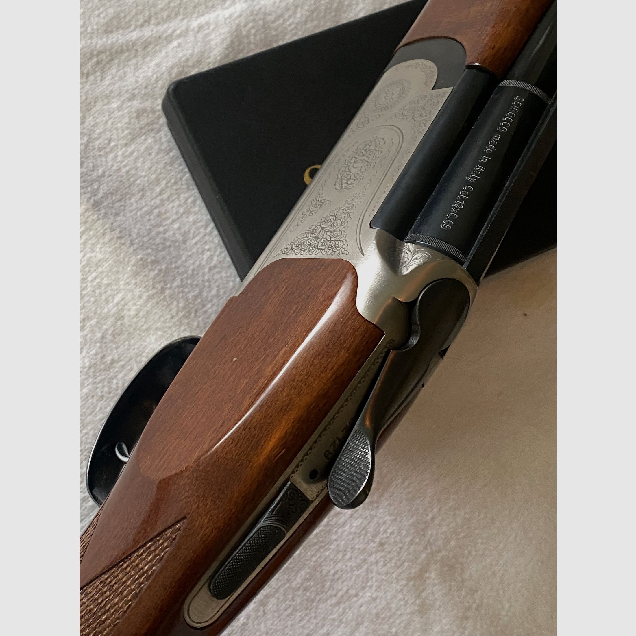 BDF Bockflinte 12/89 Stahlschrot Scirocco Flinte Italy