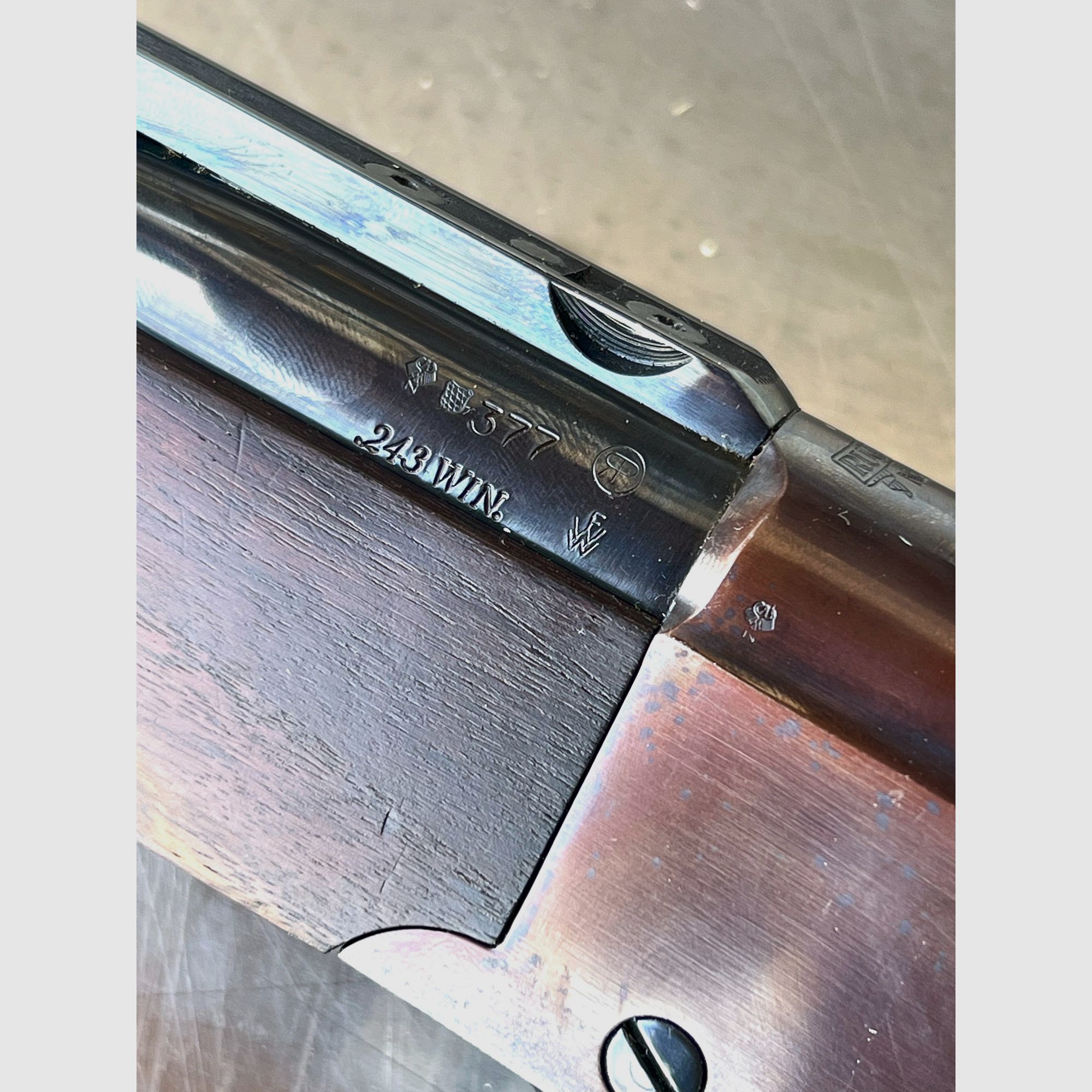 Ruger No.1 .243 Win. Rifle de caída