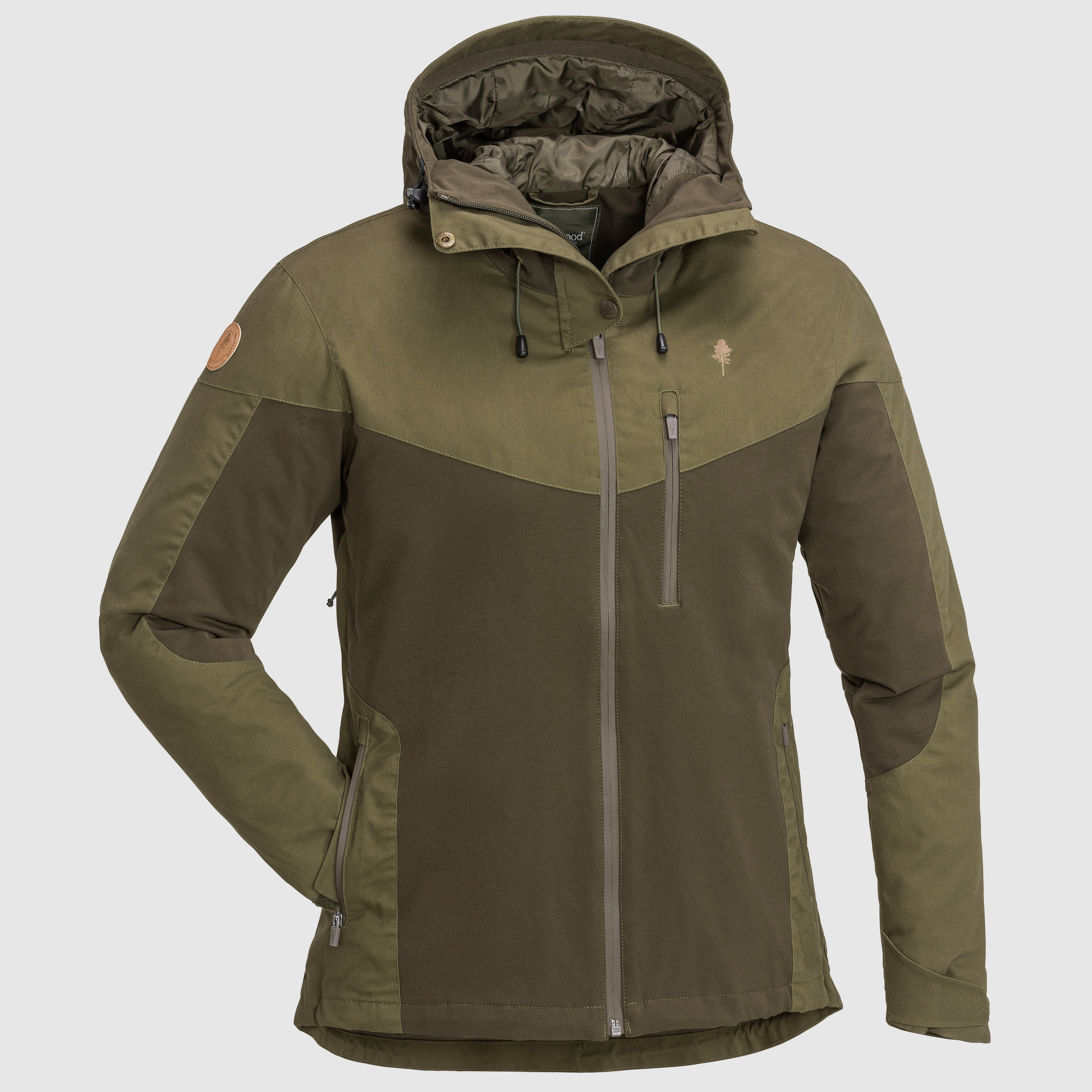 Pinewood Finnveden Hybrid Extr d.oliv/h.oliv Damenjacke