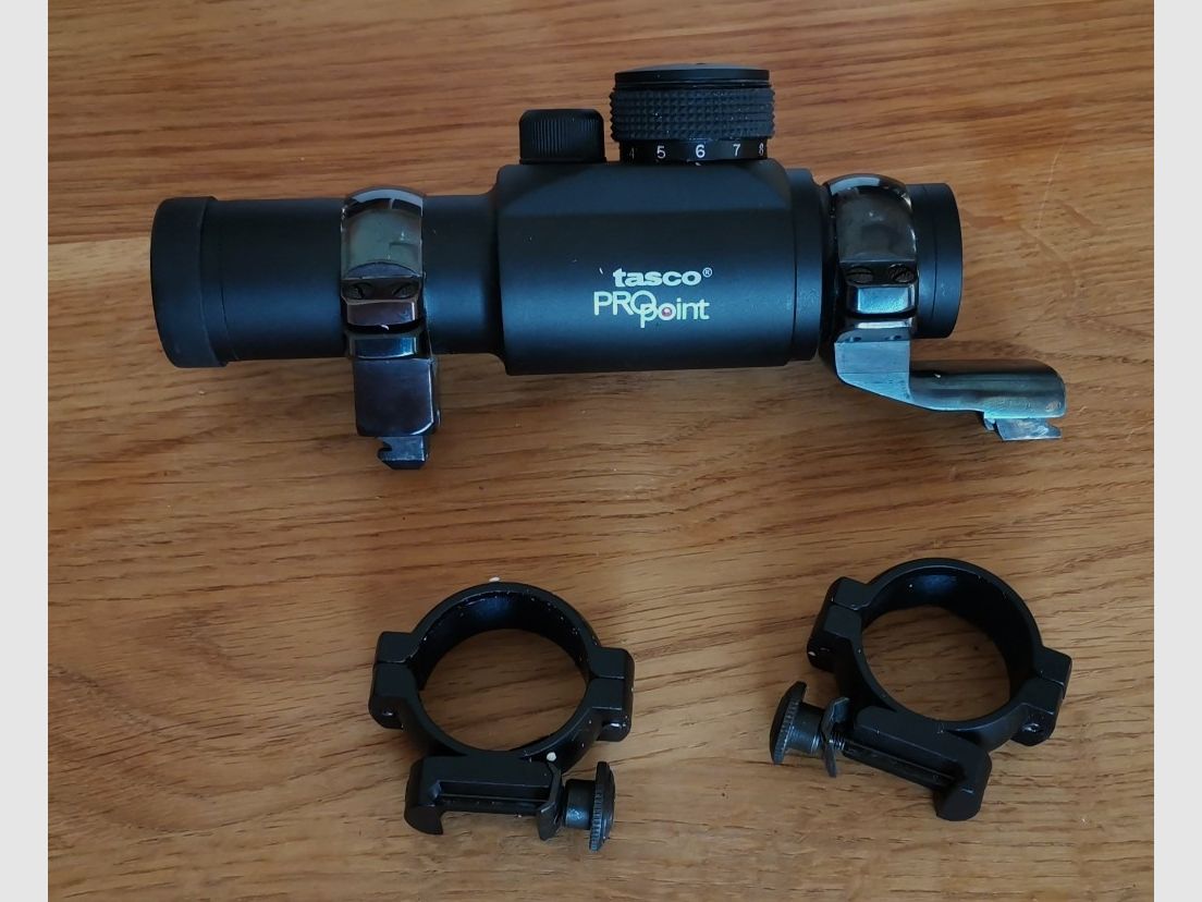 Tasco Pro Point 3, roter Punkt Leuchtpunkt, 30mm