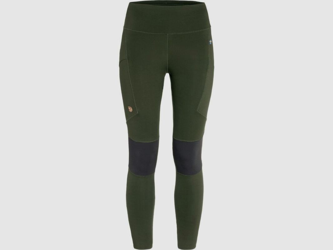 Fjällräven Damen Hose Abisko Trekking Tights Pro Deep Forest-Iron Grey