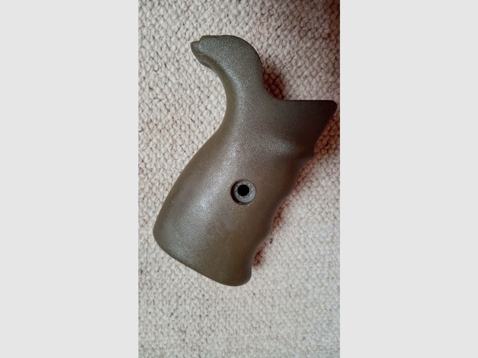 Originale Griff e protezione per trapezio per bipiede, entrambi i pezzi nello stesso verde NATO per H&K G3A4 / verde OD, maniglia larga + impugnatura G3 protezione per le mani