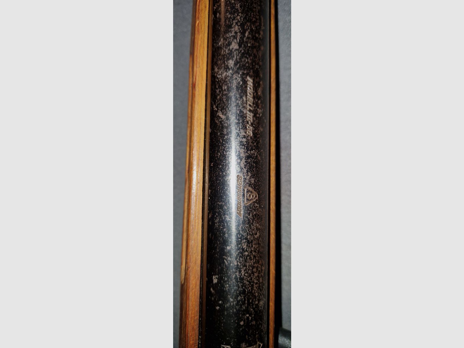 HAENE SUHL III - 56 / 3 - 56 / S 32/1108/1007 /4.5mm / GDR VEB AIR RIFLE VERY GOOD PRESSURE / LITTLE SURFACE RUST / VERY RARE ( NR31 ) ------>! READ DESCRIPTION ! <------