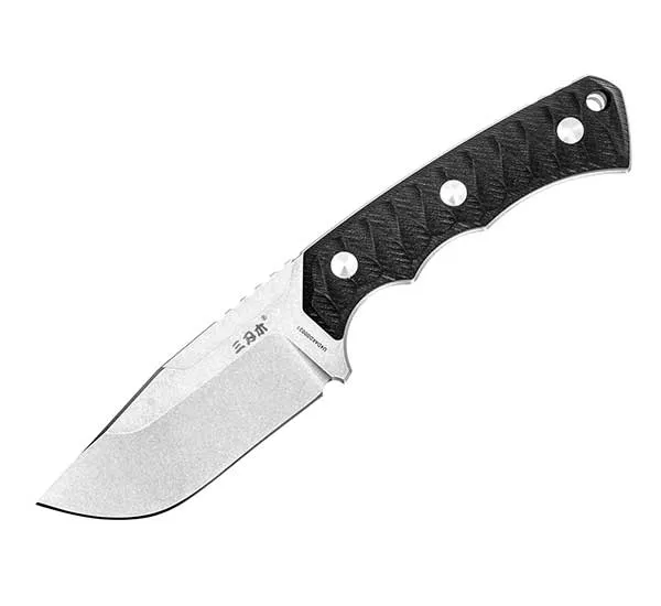 Nóż SANRENMU S738 STONEWASH BLACK G10