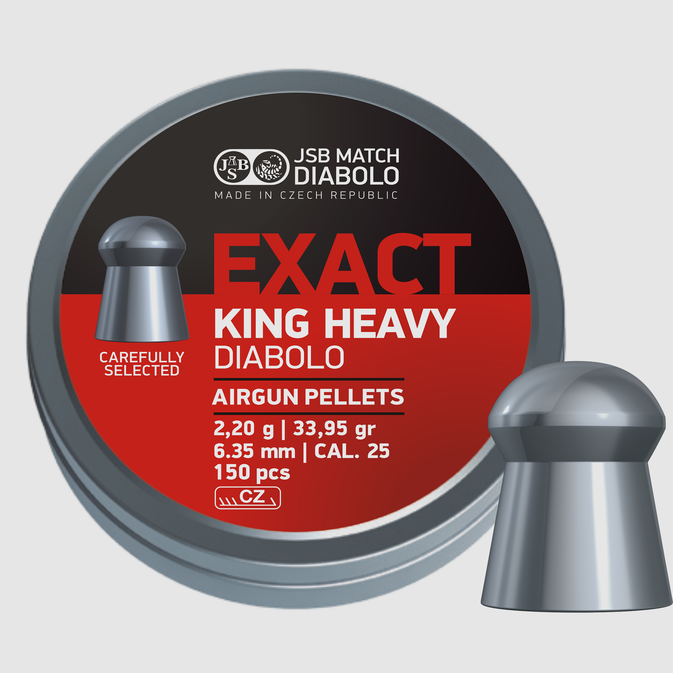 JSB Exact King Heavy MKII, Kal. 6,35mm