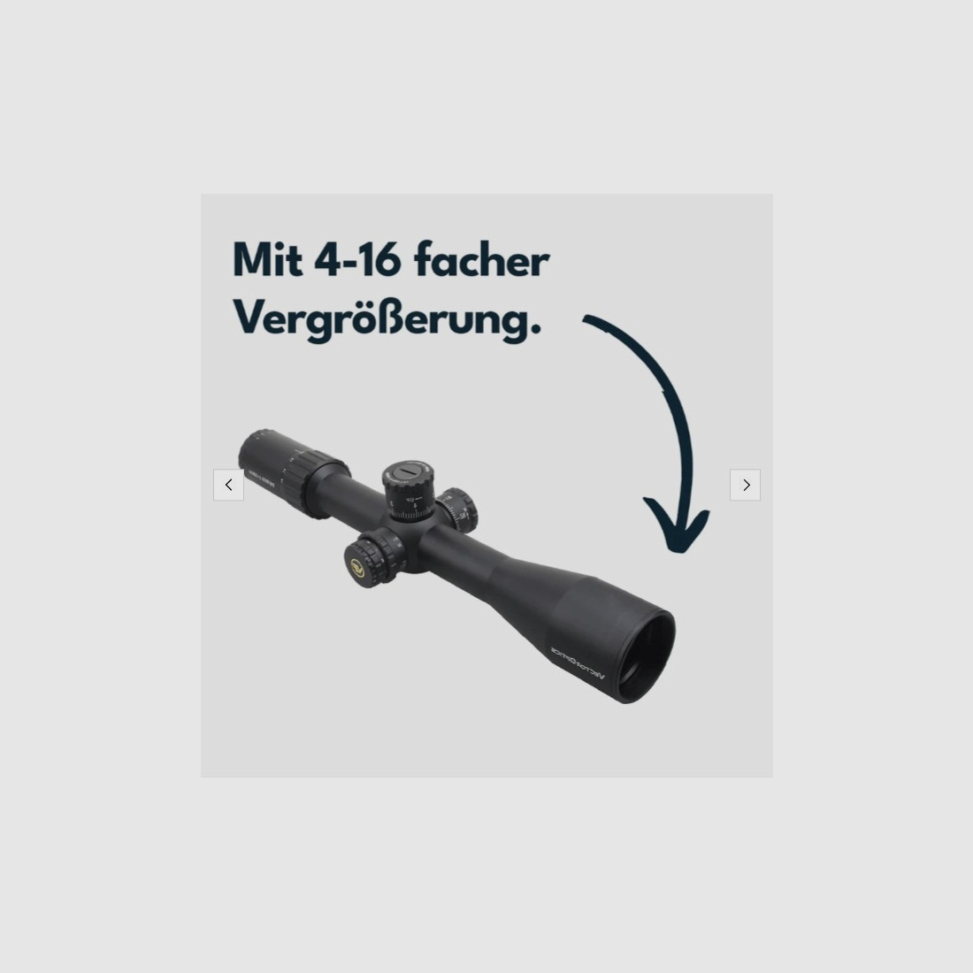Vector Optics SCOL-45 Taurus Zielfernrohr 4-16x44SFP HD - Montage für 21mm Picatinny/Weaver