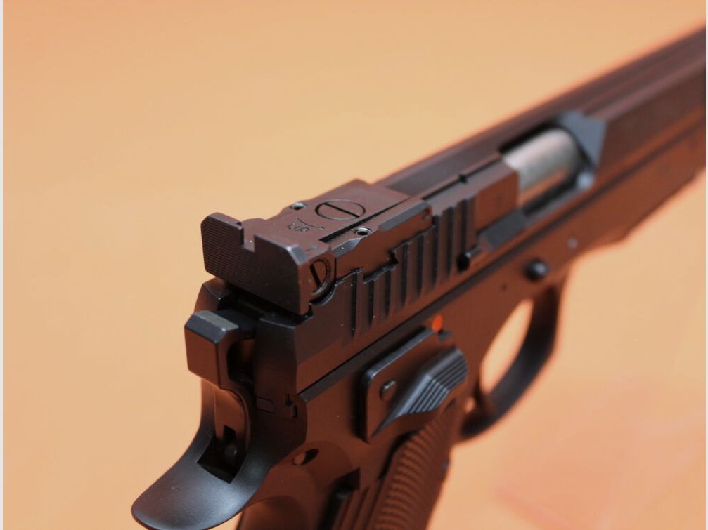 Frankonia Ha.Pistole 9mmLuger Frankonia CZ75 Taipan Noir Pro Tuning 6"/152mm Canon/ Visée de sport (9mmPara)