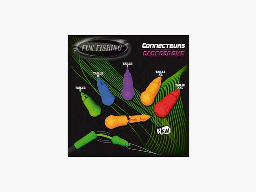Elastischer Connector Fun Fishing L Violett