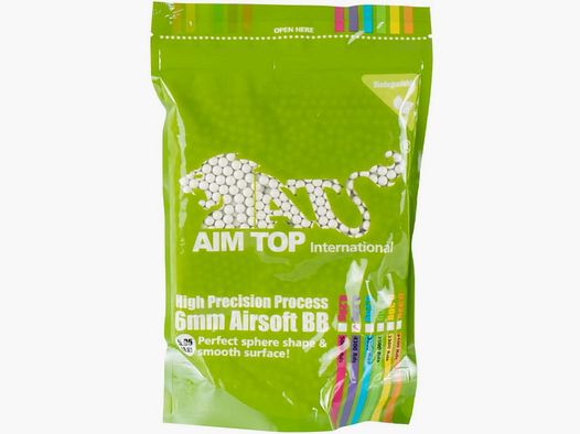 AIM TOP Precision BIO Tracer Airsoft BB´s 0.25g (1Kg / 3800 Schuss)