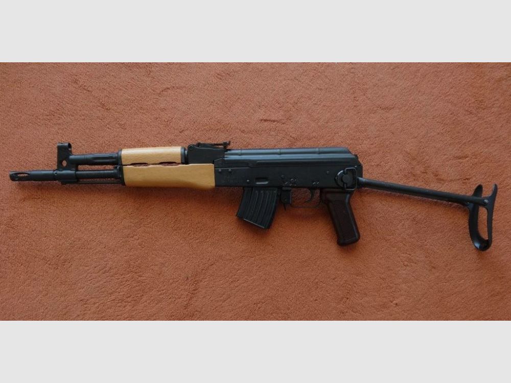Cugir SL-Büchse; Cugir WS1-64 SB(Short Barrel )Metallklappschaft Cal.7,62x39mm, Bild 1 von 3