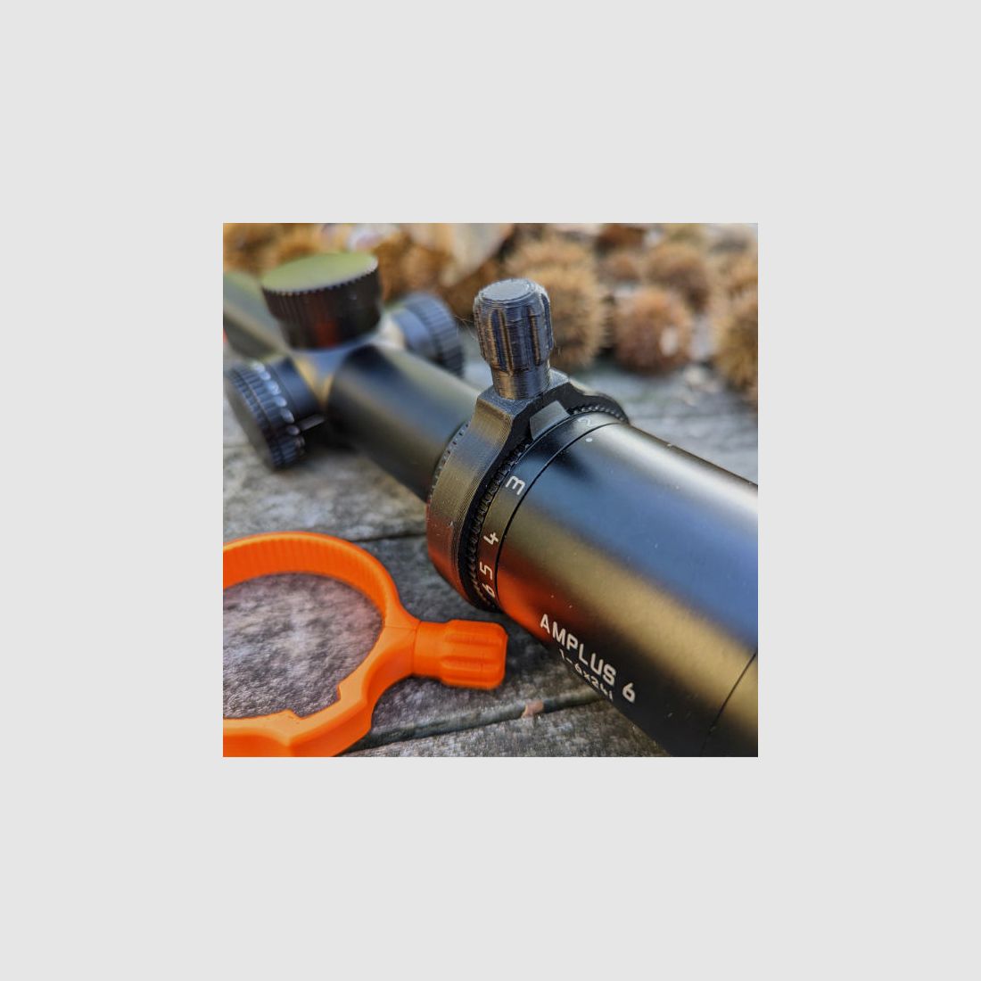 For Leica Amplus: Quick adjustment lever for magnification setting