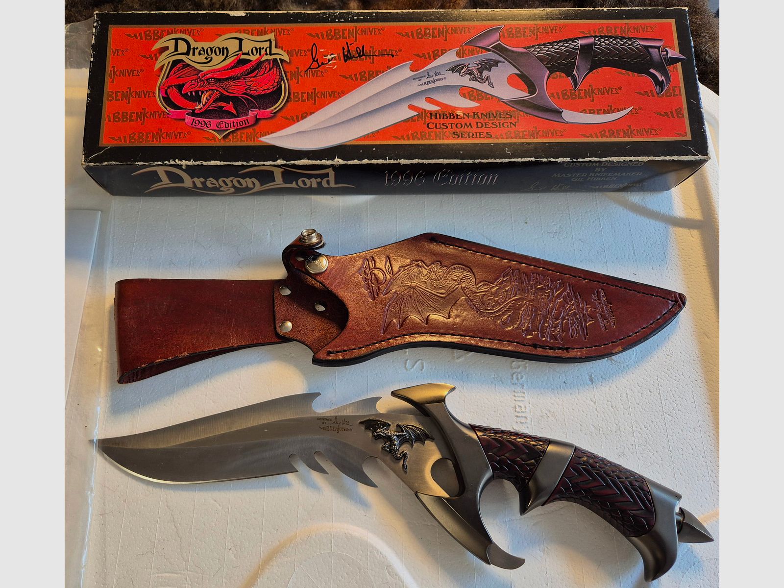 Gil Hibben Dragon Lord 1996 Edition UC898-E CUSTOM DESIGN SERIES