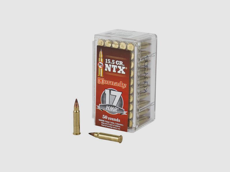 Hornady Varmint Express .17 HMR 15.5GR NTX 50 cartridges