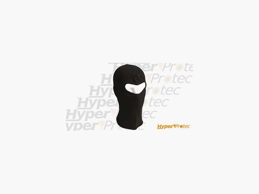 Cagoule Hood ouverte fine nervurée noire