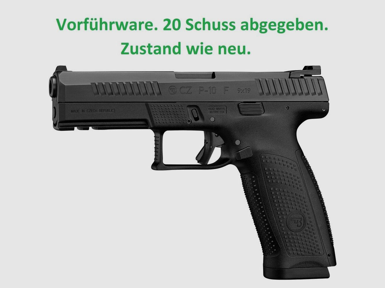 CZ P-10 F - P10F 9 mm Luger - Vorführware